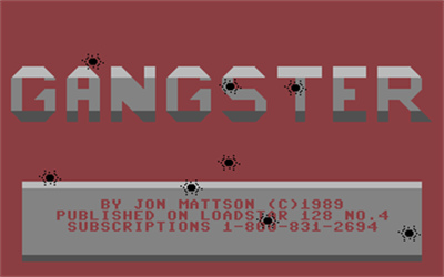 Gangster - Screenshot - Game Title Image