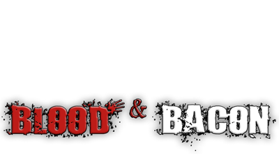 Blood & Bacon - Clear Logo Image