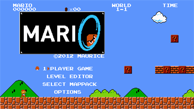 Mari0 - Screenshot - Game Title Image