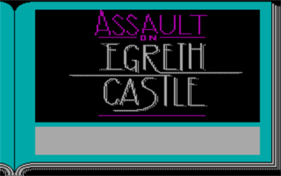 ZorkQuest: Assault on Egreth Castle - Screenshot - Game Title Image