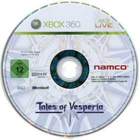 Tales of Vesperia - Disc Image