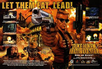 Duke Nukem: Time to Kill - Advertisement Flyer - Front Image