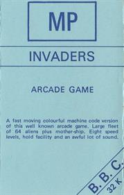 Invaders (MP Software) - Box - Front Image