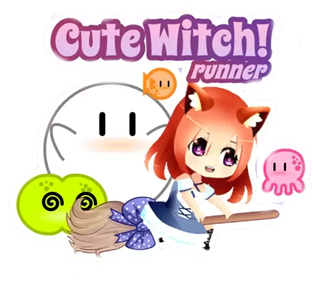 Cute Witch! Runner - Clear Logo Image