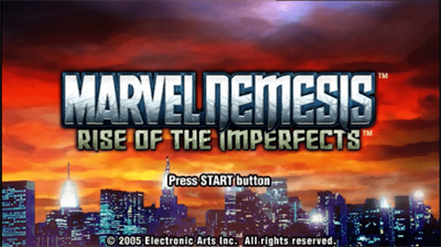 Marvel Nemesis: Rise of the Imperfects - Screenshot - Game Title Image