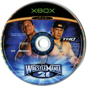 Wrestle Mania 21 - Disc Image