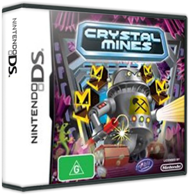 Crystal Mines - Box - 3D Image