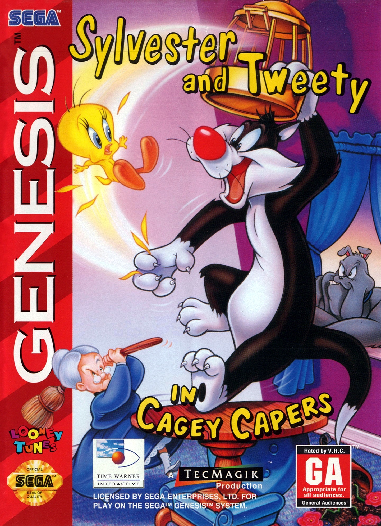 Sylvester and Tweety in Cagey Capers Details LaunchBox Games Database