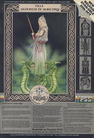 Swords & Sorcery - Advertisement Flyer - Front Image
