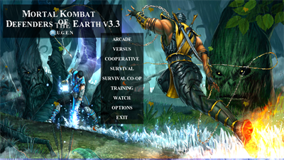 Mortal Kombat: Defenders of the Earth - Screenshot - Game Select Image