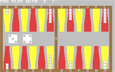 Backgammon (Robtek) - Screenshot - Gameplay Image