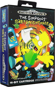 The Simpsons: Bart's Nightmare - Box - 3D Image