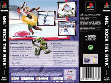 NHL Rock the Rink - Box - Back Image