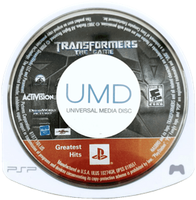 Transformers: The Game - Disc Image