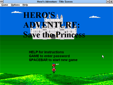 Hero's Adventure - Screenshot - Game Title Image