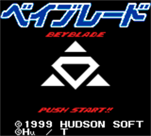 Jisedai Begoma Battle Beyblade - Screenshot - Game Title Image
