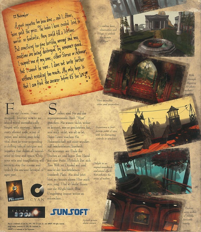 Myst Images - LaunchBox Games Database