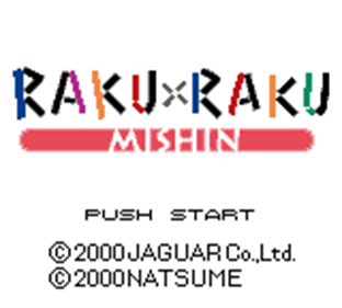 Raku x Raku: Mishin - Screenshot - Game Title Image