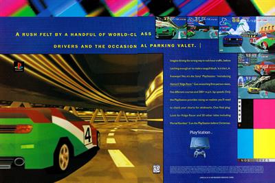 Ridge Racer - Advertisement Flyer - Front Image