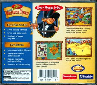Fisher-Price Great Adventures: Wild Western Town - Box - Back Image