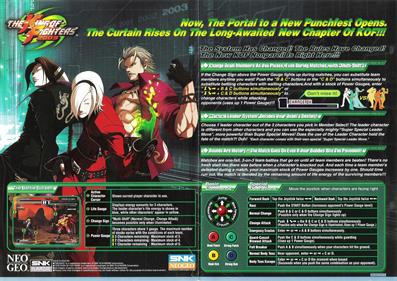 The King of Fighters 2003 - Arcade - Controls Information Image