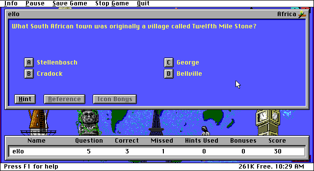 Around the World Trivia