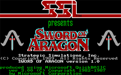 Sword of Aragon - Screenshot - Game Title Image