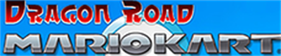 Mario Kart Dragon Road - Clear Logo Image