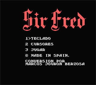 Sir Fred - Screenshot - Game Title Image