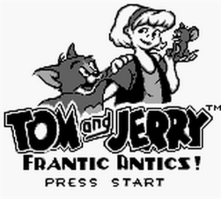 Tom and Jerry: Frantic Antics! - Screenshot - Game Title Image
