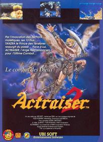 ActRaiser 2 - Advertisement Flyer - Front Image