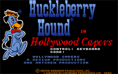 Huckleberry Hound in Hollywood Capers - Screenshot - Game Title Image
