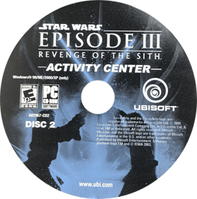 Star Wars Episode III: Revenge of the Sith Activity Center - Disc Image