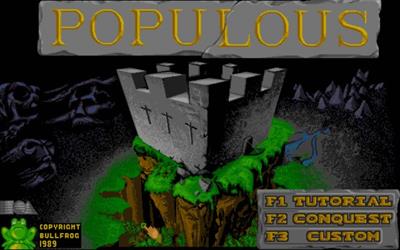 Populous - Screenshot - Game Title Image