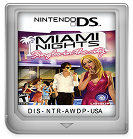 Miami Nights: Singles in the City - Fanart - Cart - Front