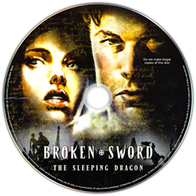 Broken Sword: The Sleeping Dragon - Fanart - Disc Image