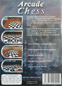 Arcade Chess - Box - Back Image
