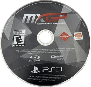 MXGP: The Official Motocross Videogame - Disc Image
