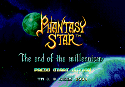 Phantasy Star IV - Screenshot - Game Title Image