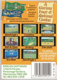 Knight Games - Box - Back Image