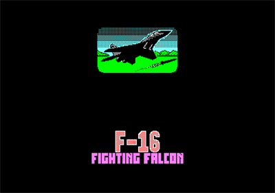 F-16 Fighting Falcon - Screenshot - Game Title Image