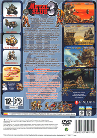 Metal Slug 3 - Box - Back Image