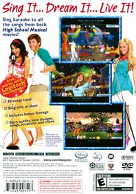 High School Musical: Sing It! - Box - Back Image