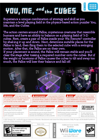 You, Me, and the Cubes - Box - Back Image