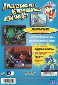 Mega Man X4 - Box - Back Image