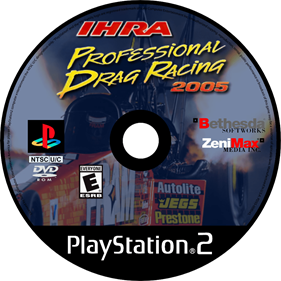 IHRA Professional Drag Racing 2005 - Fanart - Disc Image