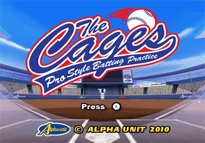 The Cages: Pro Style Batting Practice - Screenshot - Game Title Image