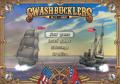 Swashbucklers: Blue vs. Grey - Screenshot - Game Title Image