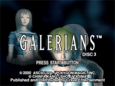 Galerians - Screenshot - Game Title Image