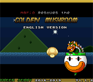 Mario Rescues the Golden Mushroom - Screenshot - Game Title Image